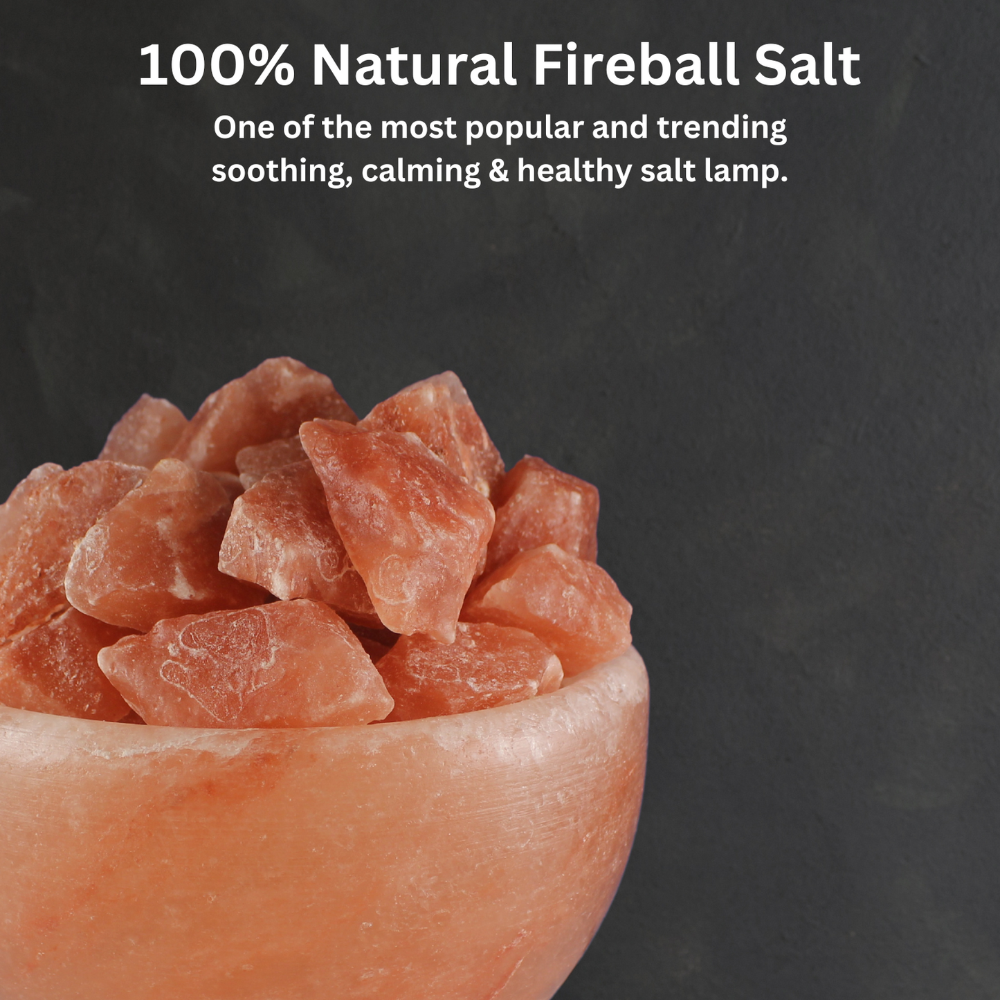 Natural Handmade Himalayan Salt Lamp with Crystal Chunks, Dimmer Cord and Classic Wood Base, Helps Boost Your Positive Mood with Better Sleep, Perfect Home Decor Gift